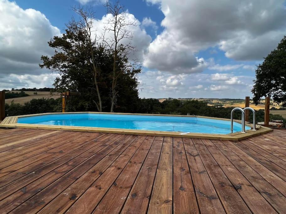 Gite A La Ferme Avec Jacuzzi Et Piscine Chauffee Saint-Felix-de-Tournegat ภายนอก รูปภาพ